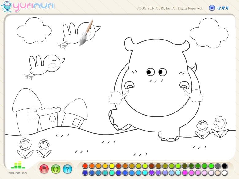 儿童涂色游戏 0