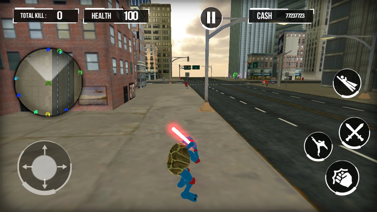 暗影忍者神龟无限金币版 v1.1 安卓版1