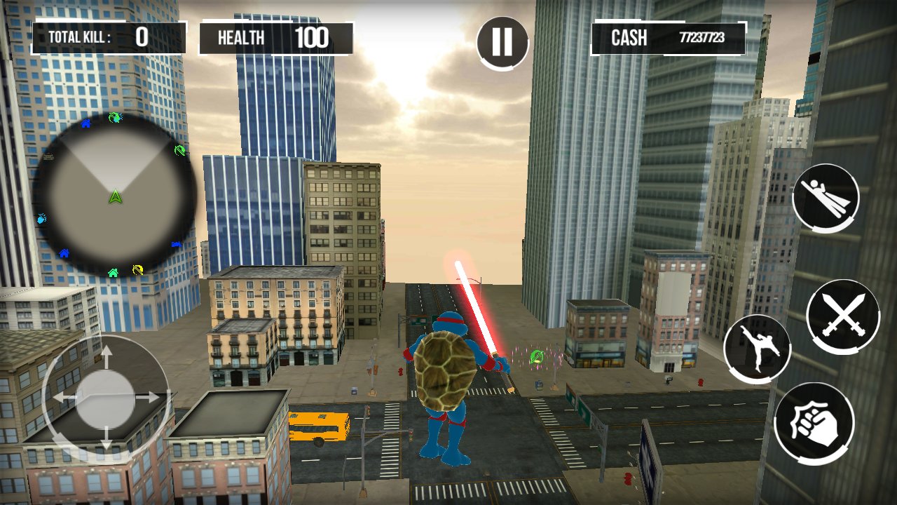 暗影忍者神龟无限金币版 v1.1 安卓版2