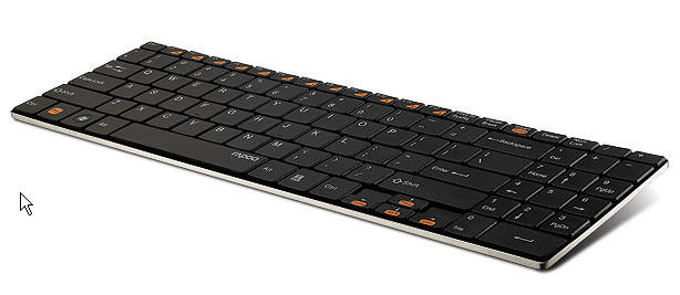 雷柏无线超薄键盘e9070驱动