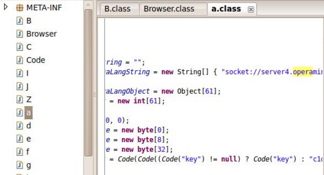 Jad-the fast Java Decompiler