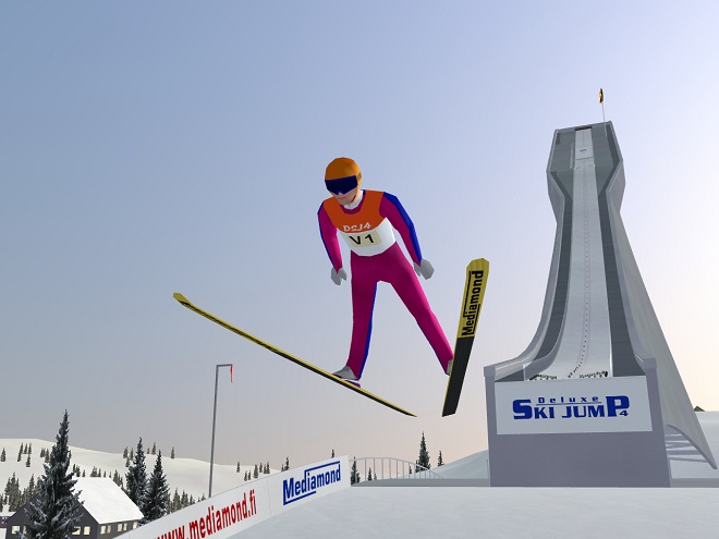 滑雪游戏Mediamond Deluxe Ski Jump v3 1.61 硬盘安装版1