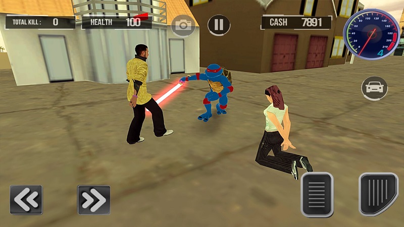 忍者影龟战士2内购修改版 v1.0 安卓无限金币版2