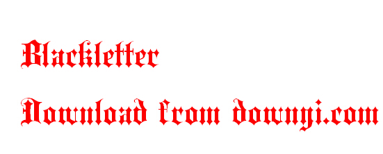 blackletter字体下载