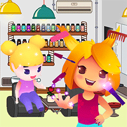 芭比美容学院小游戏