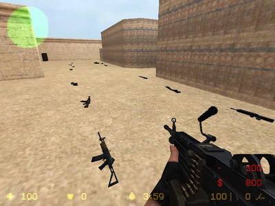 反恐精英cs1.6捡枪地图