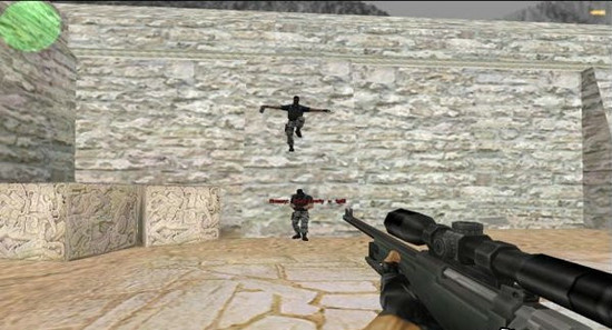 反恐精英cs1.5捡枪地图