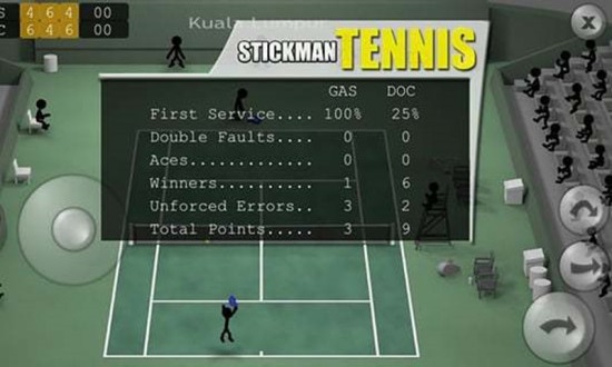 火柴人网球手机版(stickman tennis) v1.9 安卓版3