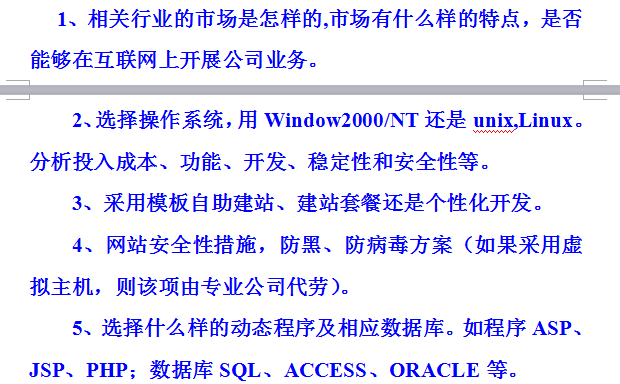 网站策划书范文 word版0