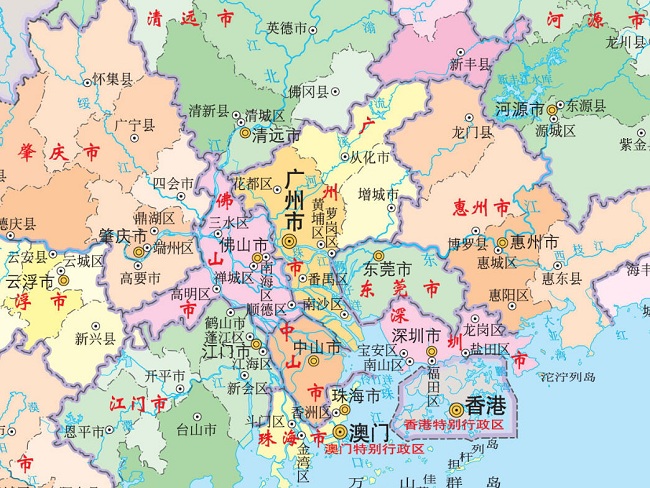 广东省地图