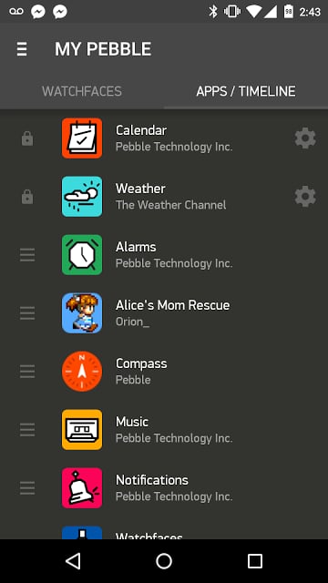 pebble time智能手表 v4.4 安卓中文版0