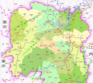 湖南省地图全图