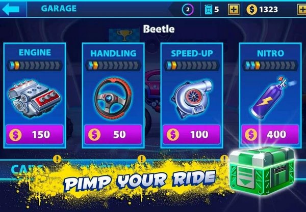 氮气机车无限金币修改版(nitro heads) v1.1.0 安卓无限燃料版 0