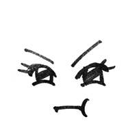 超萌简单线条QQ表情包