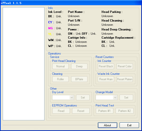 佳能ip1180清零软件