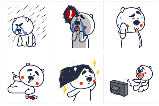 囧囧熊动态QQ表情包 0