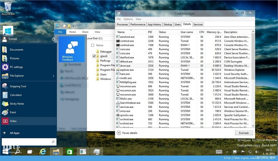 Aero Glass for win10(win10毛玻璃效果软件) v1.0 最新版0