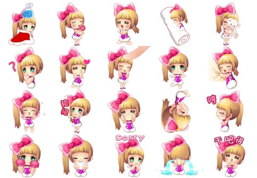 QQ炫舞小妖表情包 1