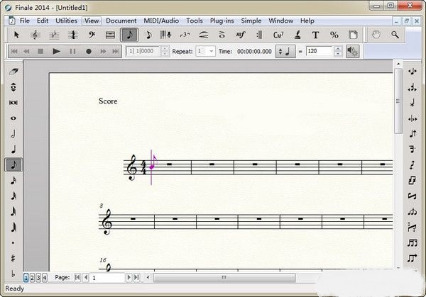 finale打谱软件 中文版0