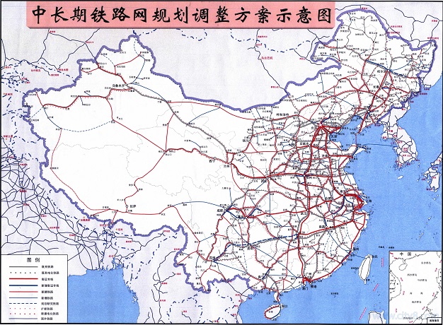 中国铁路地图高清版