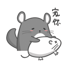 龙猫呵呵表情包gif