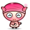 头巾猪动态表情包