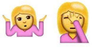 emoji摊手表情包