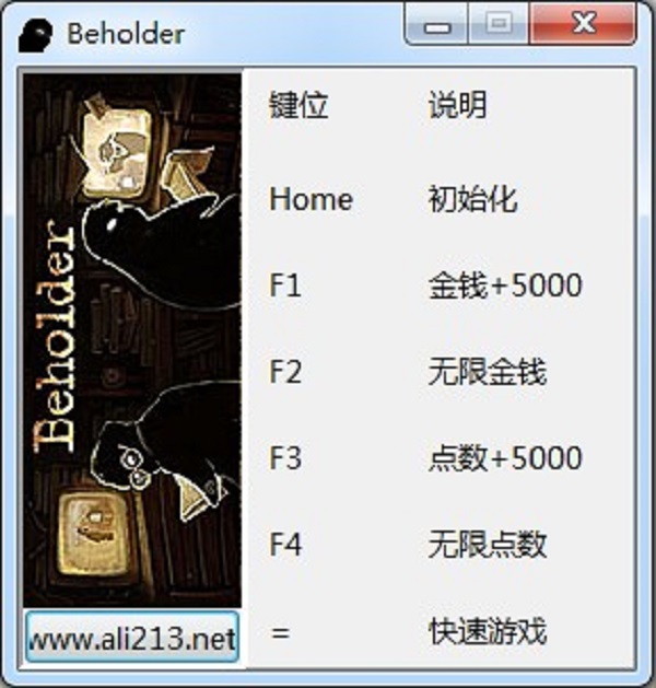 旁观者五项修改器 v1.0 peizhaochen版0
