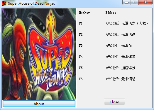 死亡忍者的超级英雄六项修改器 v0.9.8 绿色免费版0