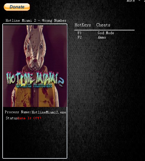 迈阿密热线2空号两项修改器 免费版 0