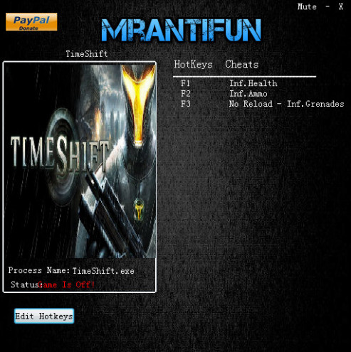 时空飞梭五项修改器