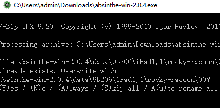 完美越狱工具absinthe v2.0.1 汉化版0