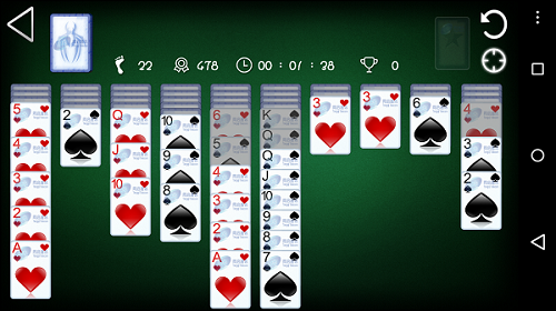 手机游戏蜘蛛纸牌 v5.0.6 安卓经典版1
