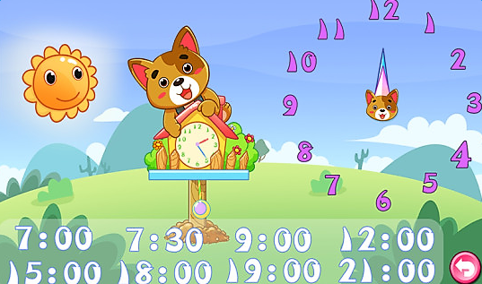儿童宝贝认时钟游戏 v5.1.46 安卓版2