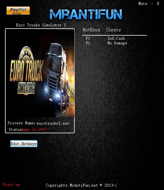 欧洲卡车模拟2修改器