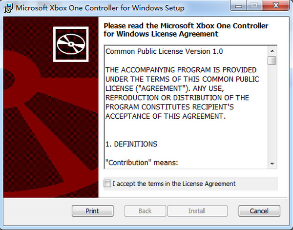 Xbox One游戏手柄驱动 win7/10 0