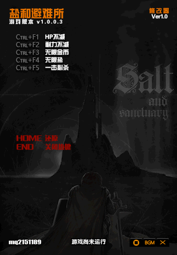 盐和避难所五项修改器 v1.0.0.3 免费版0