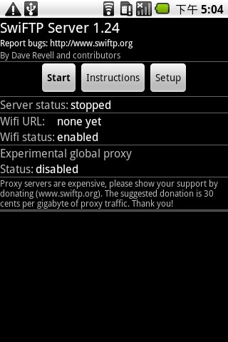 SwiFTP Server(FTP服务器) v1.24 安卓版1