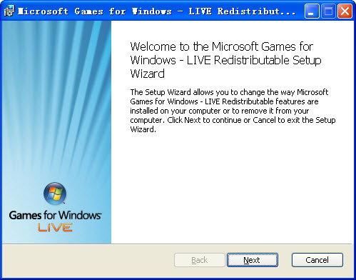 xliveredist.msi文件