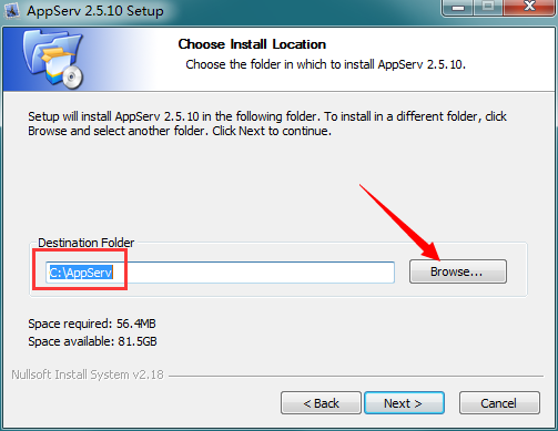 AppServ(PHP建站工具包集) V2.5.9 绿色版3