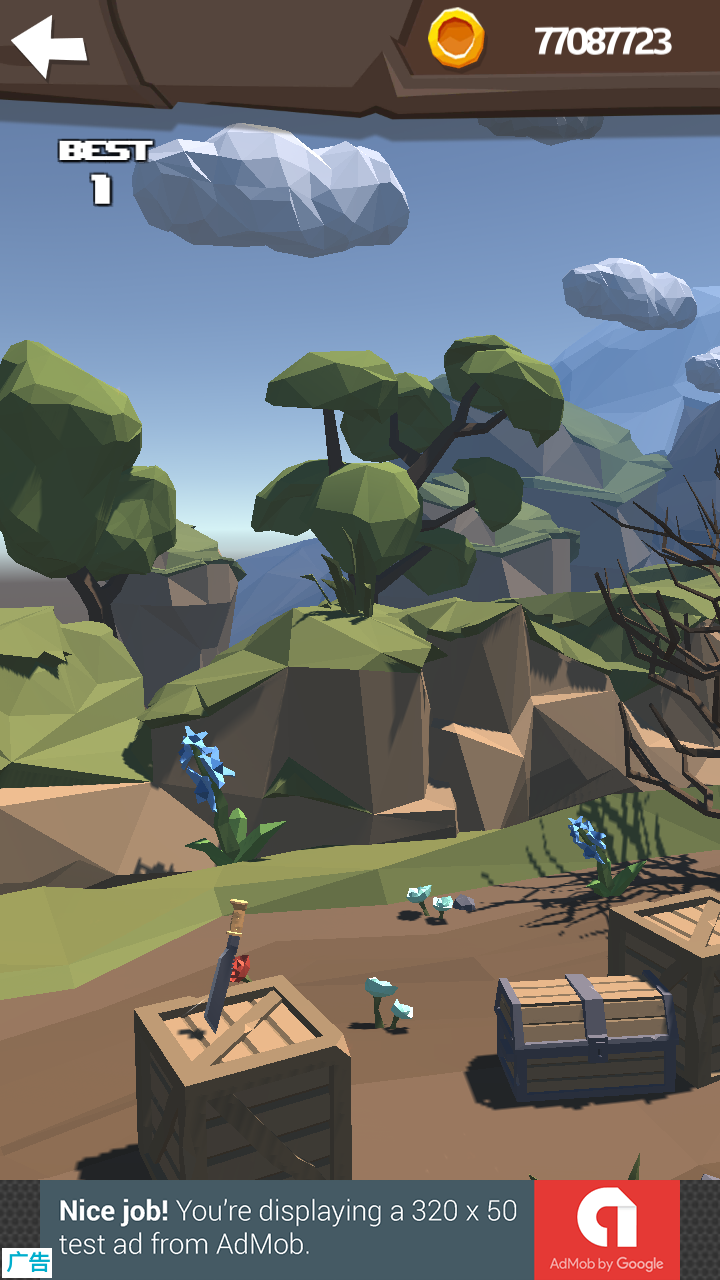 飞刀大挑战3d修改版(flick knife) v1.0.3 安卓版3