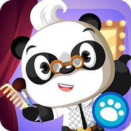 熊猫博士美容沙龙化妆游戏