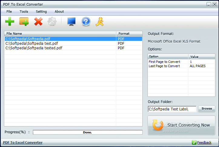 PDF to Excel Converter