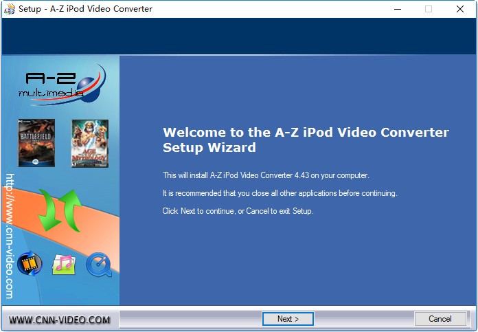 A-Z iPod Video converter(视频文件快速转换工具) v6.13 最新版0