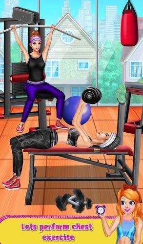 女孩的锻炼手机游戏(workout for girls) v1.0.1 安卓版0