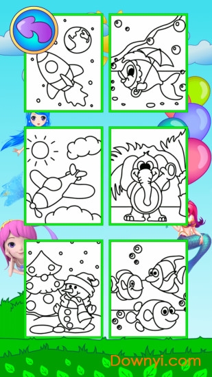 人鱼公主爱画画游戏 v3.03.1309 安卓版 0