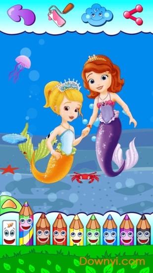 人鱼公主爱画画游戏 人鱼公主爱画画手游