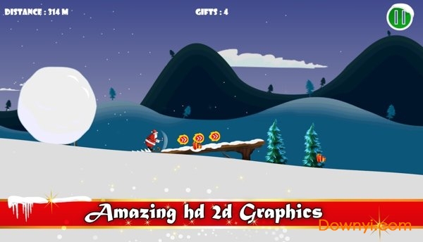圣诞老人滑雪手游(ski santa) v1.0 安卓版2