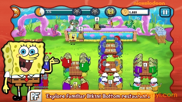 海绵宝宝餐厅手机版(spongebob diner dash) v3.25.3 安卓版1