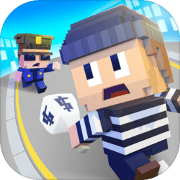 方块警察抓小偷游戏